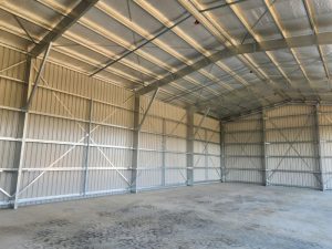 Commercial shed internal structure