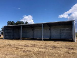 Large 3 bay farm shed